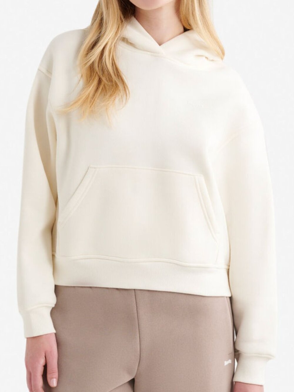 NWT Roots Cloud Hoodie Colour Egret Women's Size Small